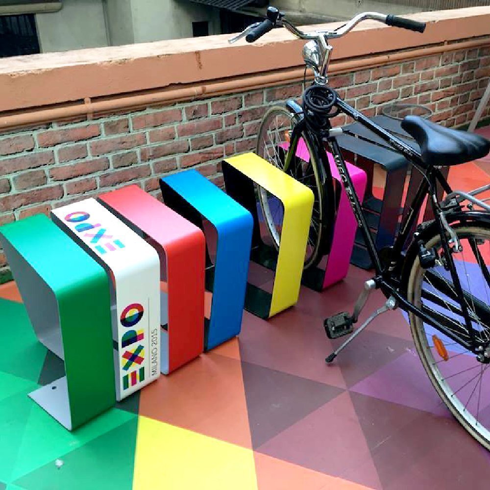 Porta Biciclette Colorato